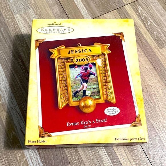 Hallmark Sports Picture Photo Frame Ornament for Soccer - Every Kid's a Star NEW - Picture 1 of 5